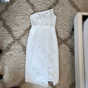 Hello molly white midi dress